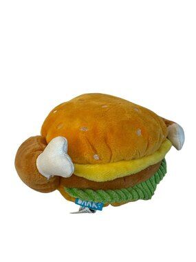 Bark Box Dog Toy The Gobbler Burger M Crinkle Squeaker Barkbox Preloved